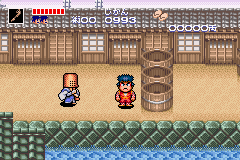 Kessakusen! Ganbare Goemon 1 & 2: Yukihime to Magginesu screenshot 5 for GameBoy Advance